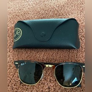 Ray-Ban Clubmaster polarized sunglasses 49mm